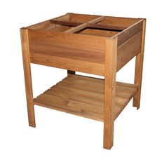 Gardener’s Sectional Raised Planter With Shelf