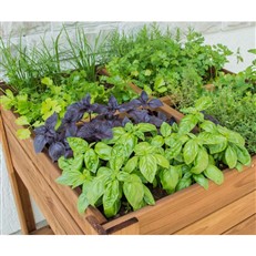 Gardener’s Sectional Raised Planter With Shelf