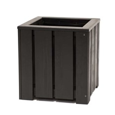 Small Black Valmiera Flower Box With Castors