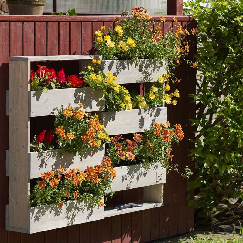 Modern plant shelves