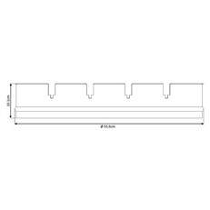 BBQ Skewer Holder for Circular Barbecues