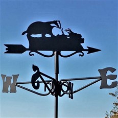 Badger Black Mini Weathervane