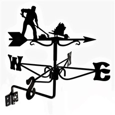 Gardener Black Mini Weathervane