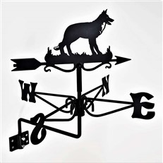 German Shepherd Dog Black Mini Weathervane