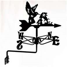 Hummingbird Black Mini Weathervane