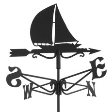 Yacht Black Mini Weathervane