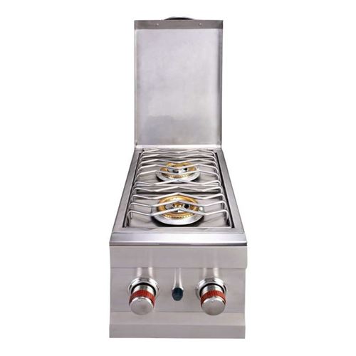 Outdoor Kitchen Gas Stainless Steel Double Burner