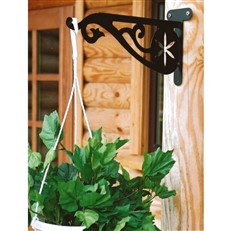 Quality Outdoor Bracket with Floral Scroll Design for Hanging Baskets