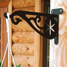 Quality Outdoor Bracket with Floral Scroll Design for Hanging Baskets