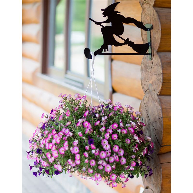 Decorative Witch Hanging Basket Bracket