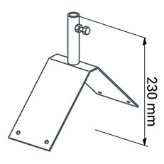 Weathervane Mounting Bracket
