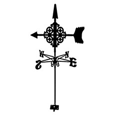 Arrow Standard Black Weathervane