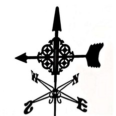 Arrow Standard Black Weathervane