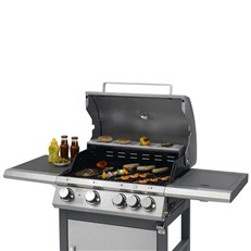 Rockland 4 Burner Gas BBQ Grill with Side Burner