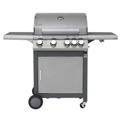 Rockland 4 Burner Gas BBQ Grill with Side Burner