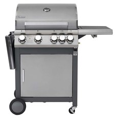 Rockland 4 Burner Gas BBQ Grill with Side Burner