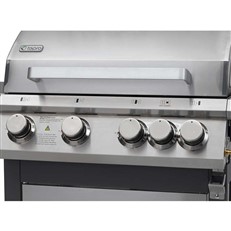 Rockland 4 Burner Gas BBQ Grill with Side Burner