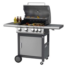 Rockland 4 Burner Gas BBQ Grill with Side Burner