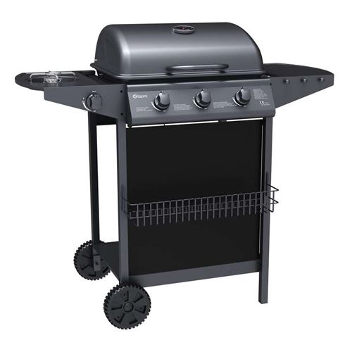 Hampton 3 Burner Gas BBQ Grill