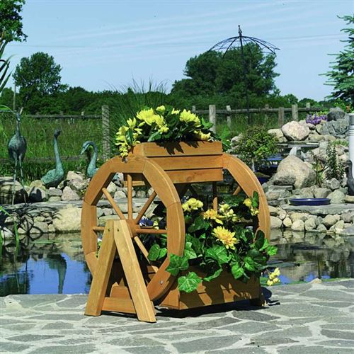 Pine Garden Wheel Planter