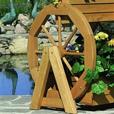 Pine Garden Wheel Planter