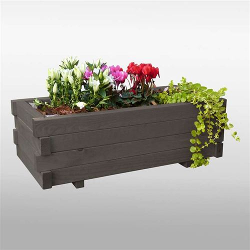 Grey Garden Flower Box Trough