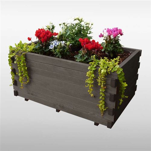 Grey Siena Garden Flower Box Trough