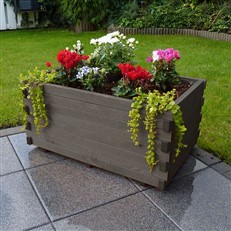 Grey Siena Garden Flower Box Trough