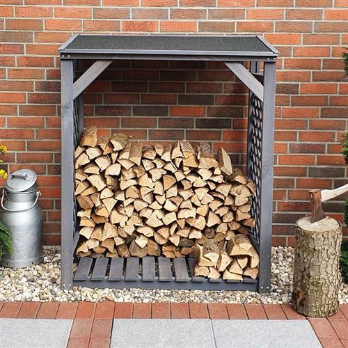 Grey Speyer Modern Firewood Log Store