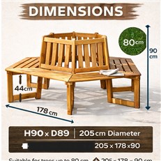 Pressure Treated Tree Seat