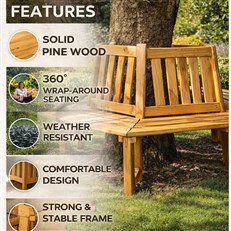 Pressure Treated Tree Seat