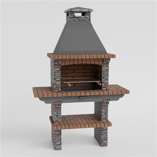 Dark Stone Mediterrani Masonry BBQ