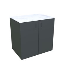 MS Viscom Outdoor Kitchen Module Unit with double door 90cm in Anthracite