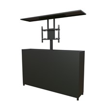 Waterproof Garden TV Enclosure Cabinet in Anthracite