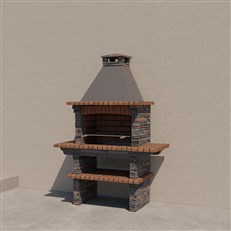 Mediterrani Slate Masonry Barbecue