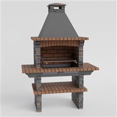 Mediterrani Slate Masonry Barbecue