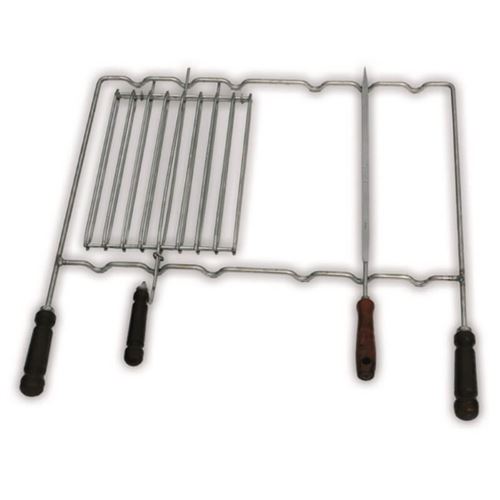 Masonry BBQ Rack with Skewer and Grill Basket