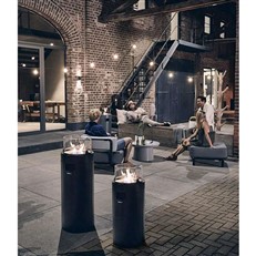 Large Enders Freestanding Outdoor 30mb Gas Heater with LED Mood Lights Nova LED