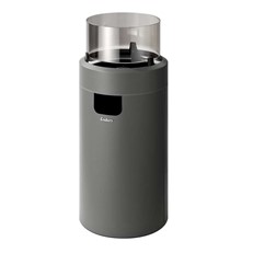 Medium Nova Grey Freestanding Outdoor 30mb Gas Heater with LED Mood Lights