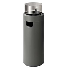 Large Grey Nova Freestanding Outdoor 30mb Gas Heater with LED Mood Lights
