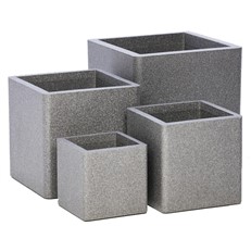 iQbana Set of 4 Graduated Square Planters