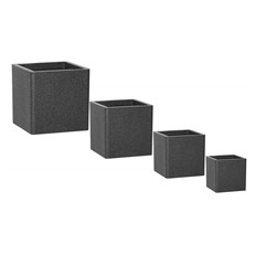 iQbana Set of 4 Graduated Square Planters