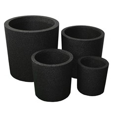 iQbana Set of 4 Graduated Round Planters