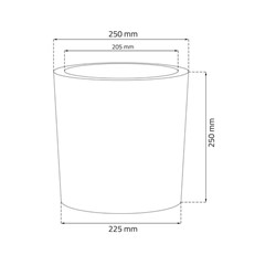iQbana Round Garden Planter