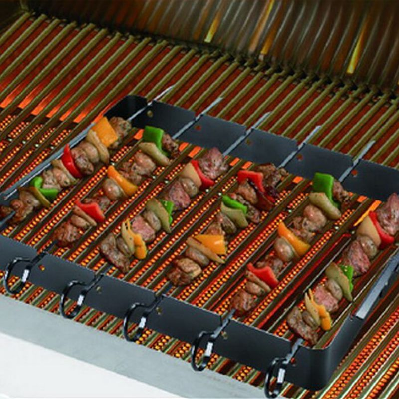 Shish Kebab Rack BBQ Kebob Rack Non Stick Kebab Rack