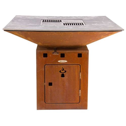 Remundi Large Cube BBQ Grill and Patio Heater