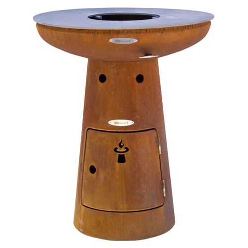 Remundi Nero Fire Bowl and BBQ Grill