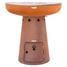 Remundi Nero Fire Bowl and BBQ Grill