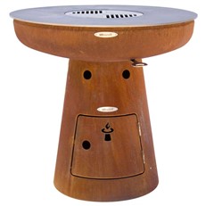Remundi Nero Fire Bowl and BBQ Grill