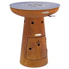 Remundi Nero Fire Bowl and BBQ Grill